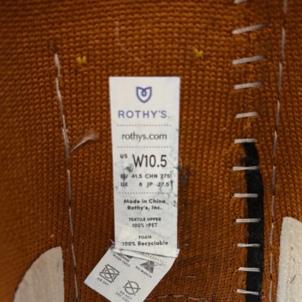 Rothy's Women's Rust Brown Penny Loafers - Picture 7 of 7